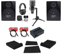 ROCK-U Mini Interface + RCM PRO Mic + PRO-M50 + APM5B Monitors Bundle