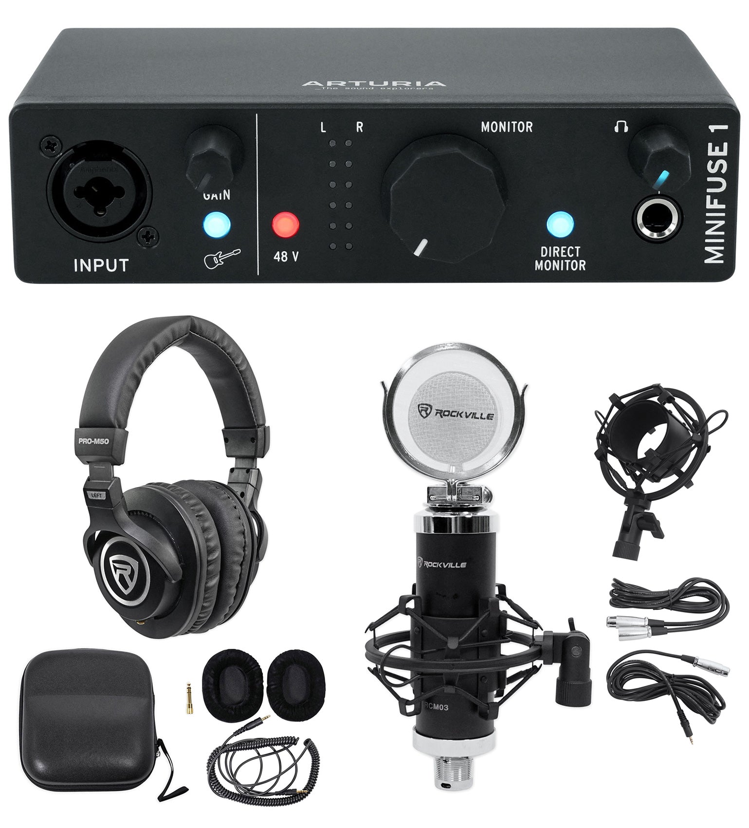 Minifuse 1 Black+RCM03+PRO-M50