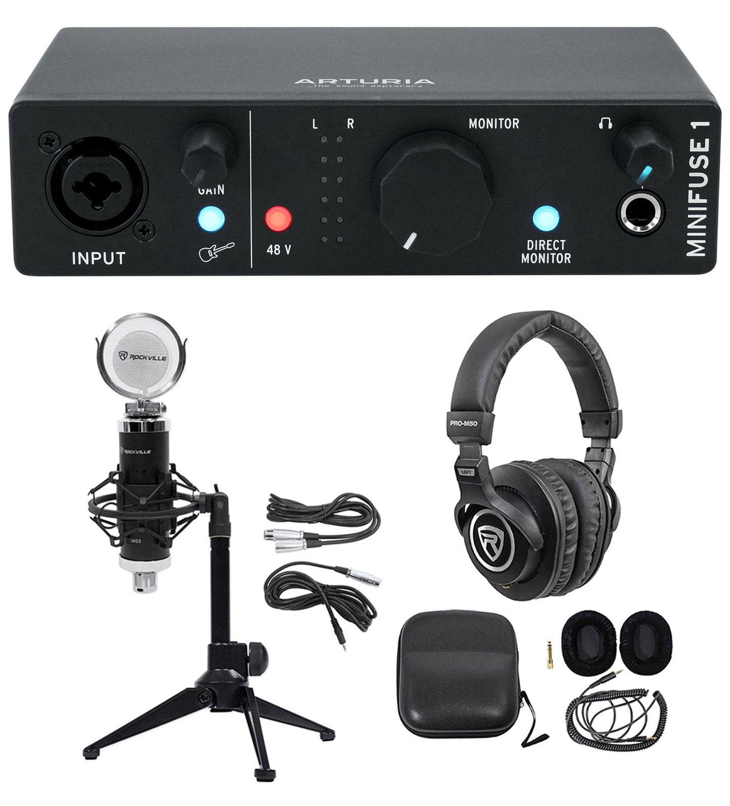 Minifuse 1 Black+RCM03+PRO-M50 BROAD 1
