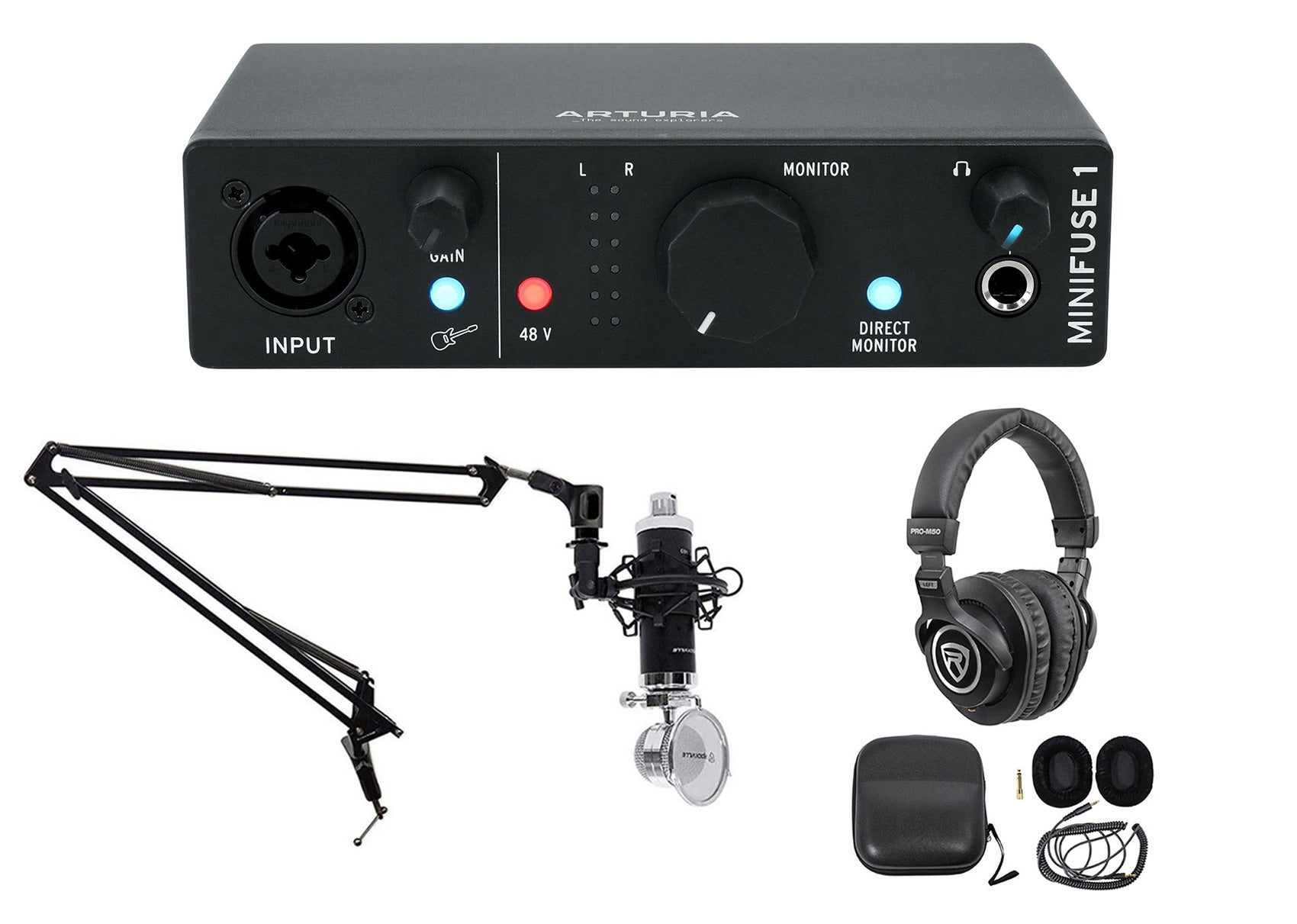 Minifuse 1 Black+RCM03+PRO-M50 BROAD 1-1