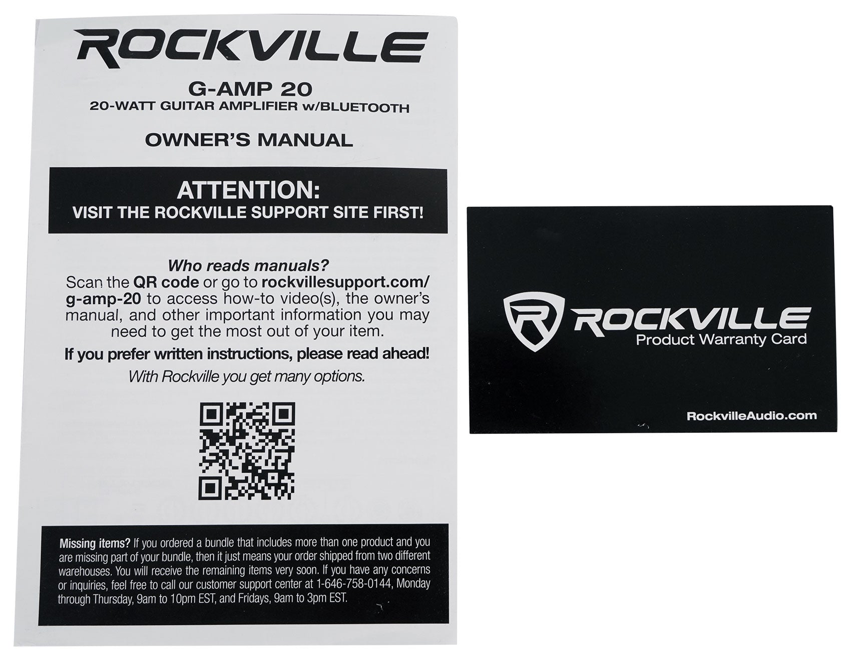 G-AMP 20 + RMC-XLR Microphone + RCXFB10B Cable Bundle