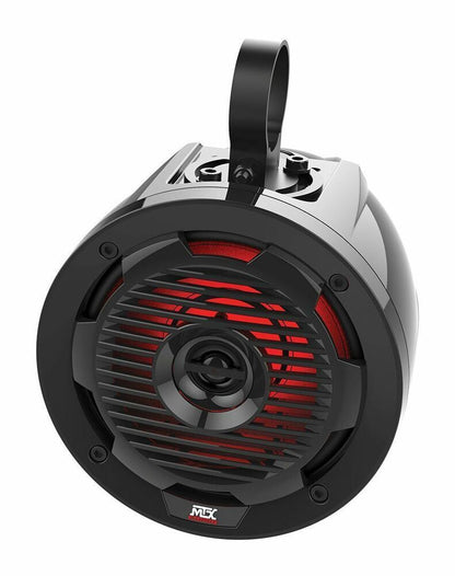 MTX UNI-2-ADDON UTV Amplifier+(4) 6.5" Roll Cage Speakers+Bluetooth Controller