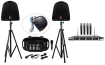 GB1 Portable PA + RWM4200VH 4-Mic System Bundle