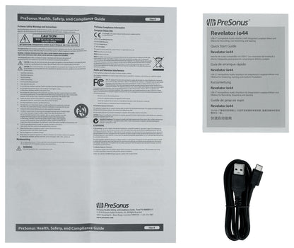 Presonus Revelator io44 USB Audio Recording Interface Mixer/Effects+Headphones