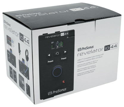 Presonus Revelator io44 USB Audio Recording Interface Mixer/Effects+Headphones