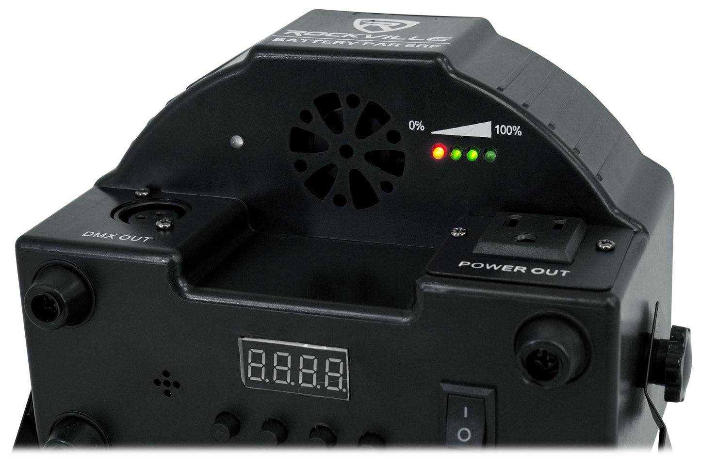 Battery Par 6RF 6-Pack + ROCKFORCE W2 Controller Bundle