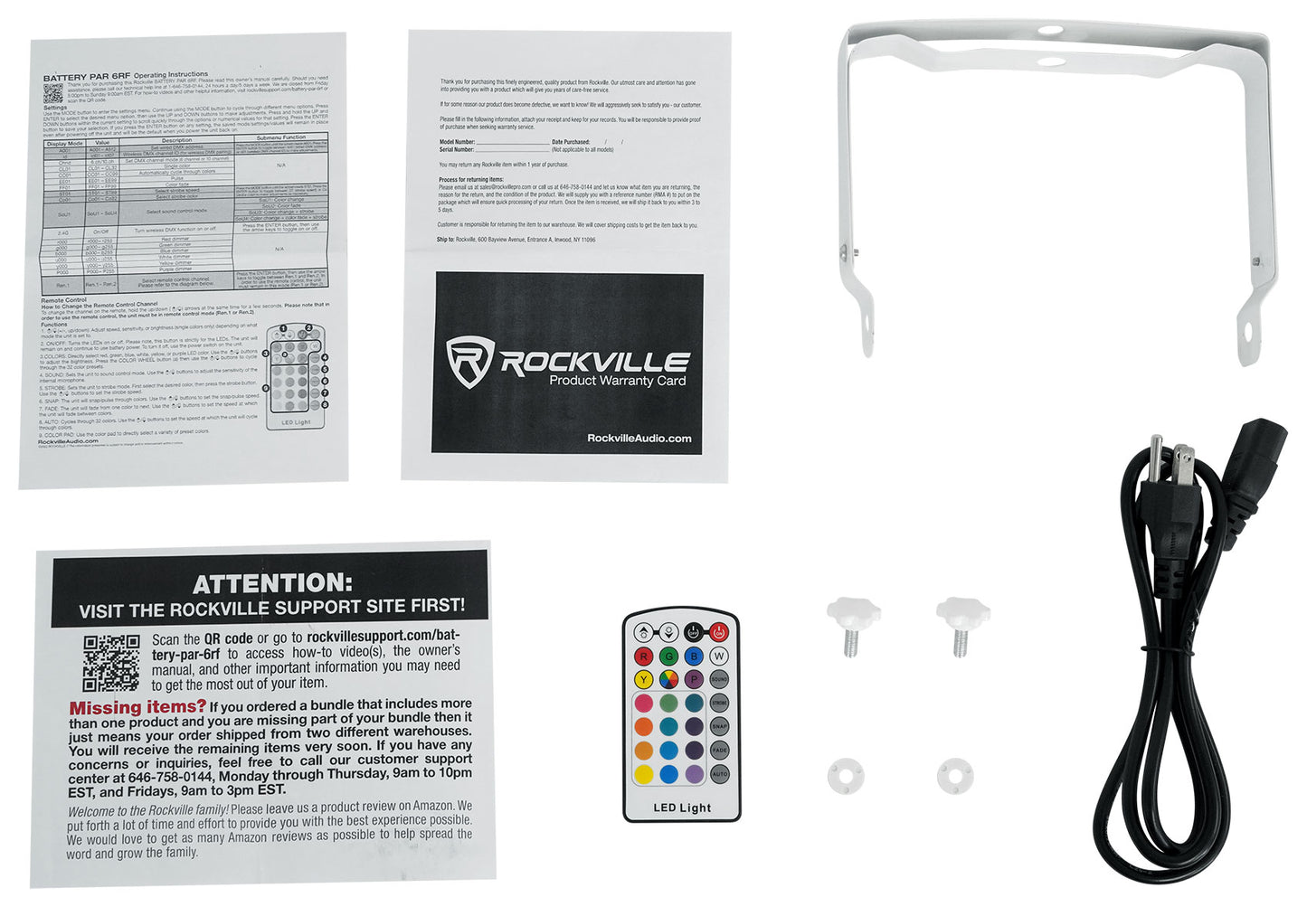 BATTERY PAR 6RF WHITE 2-Pack