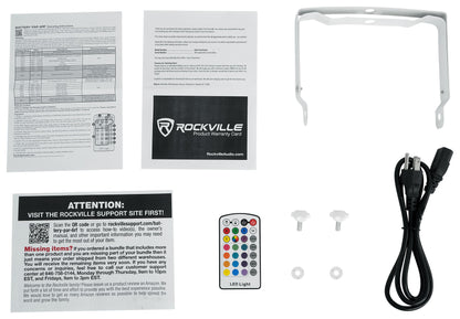 Battery Par 6RF White 6-Pack + RLBP6 Backpack Bundle