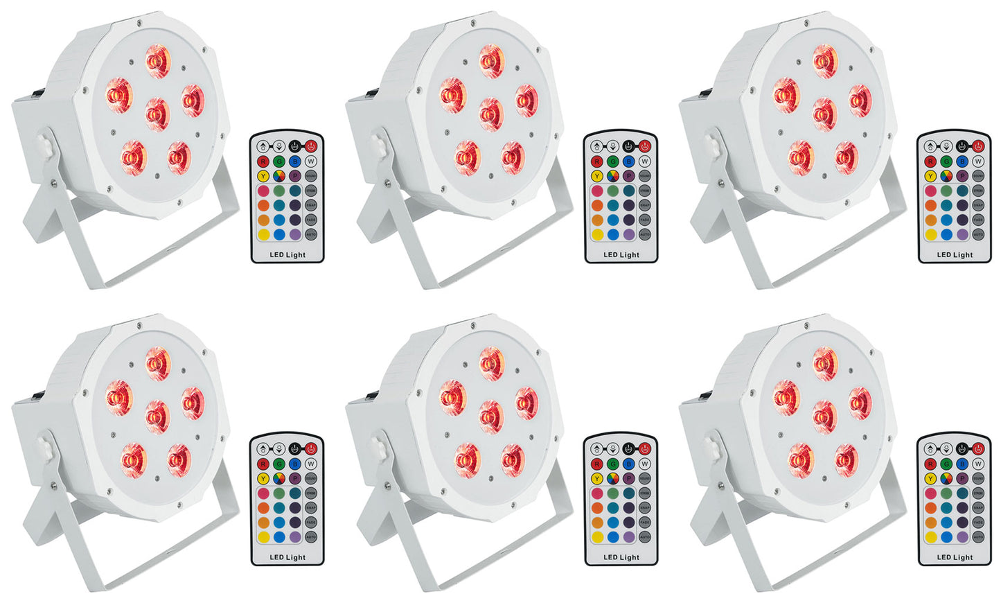 BATTERY PAR 6RF WHITE 6-Pack
