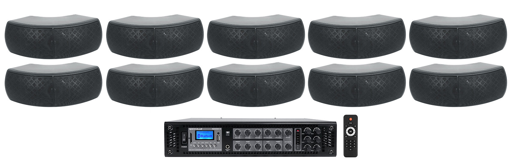 WET-D4 Black 10-Pack + RCS350-6 Bundle