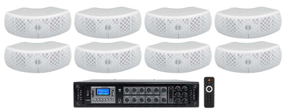 WET-D4 White 8-Pack + RCS350-6 Bundle