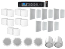 CC65T White 4-Pack + CC65T White 4-Pack + Cube 3.5" White 10-Pack + RockSlim 5.25" White 10-Pack + JBL Control 65P/T White Bundle