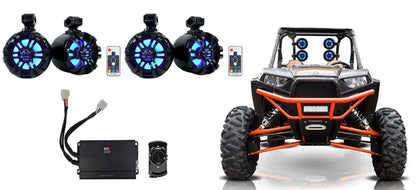 WB65KLS Black 2-Pack + NA2-320.4 Amp + N2‑WBT Bluetooth Bundle