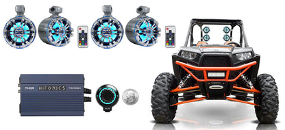 WB65KLS Silver 4-Pack + TPS‑A350.4 Amp + TPS‑BT1 Bluetooth Bundle