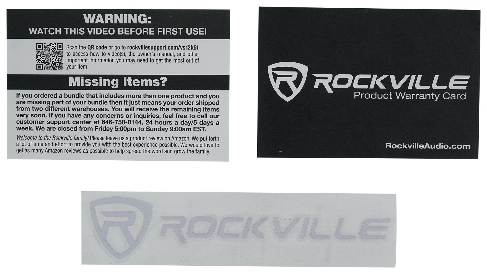 Rockville VS10K52 + Kicker CXA400.1 Bundle