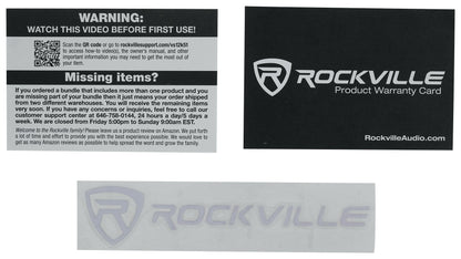 Rockville VS10K52 + Kicker CXA400.1 Bundle