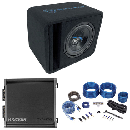 Rockville VS10K52 + Kicker CXA400.1 Bundle