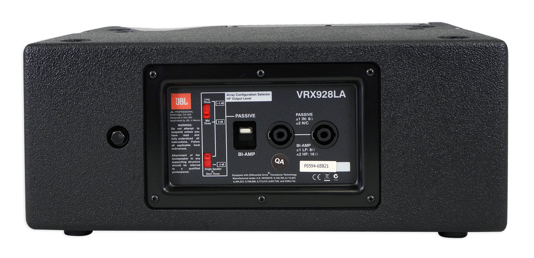 JBL DJ Package w/(2) VRX928LA 8" 400 Watt Array Speakers+Stands+Amplifier and Facade