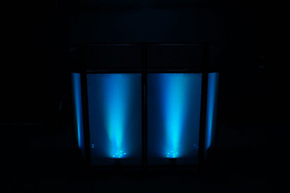 JBL DJ Package w/(2) VRX928LA 8" 400 Watt Array Speakers+Stands+Amplifier and Facade