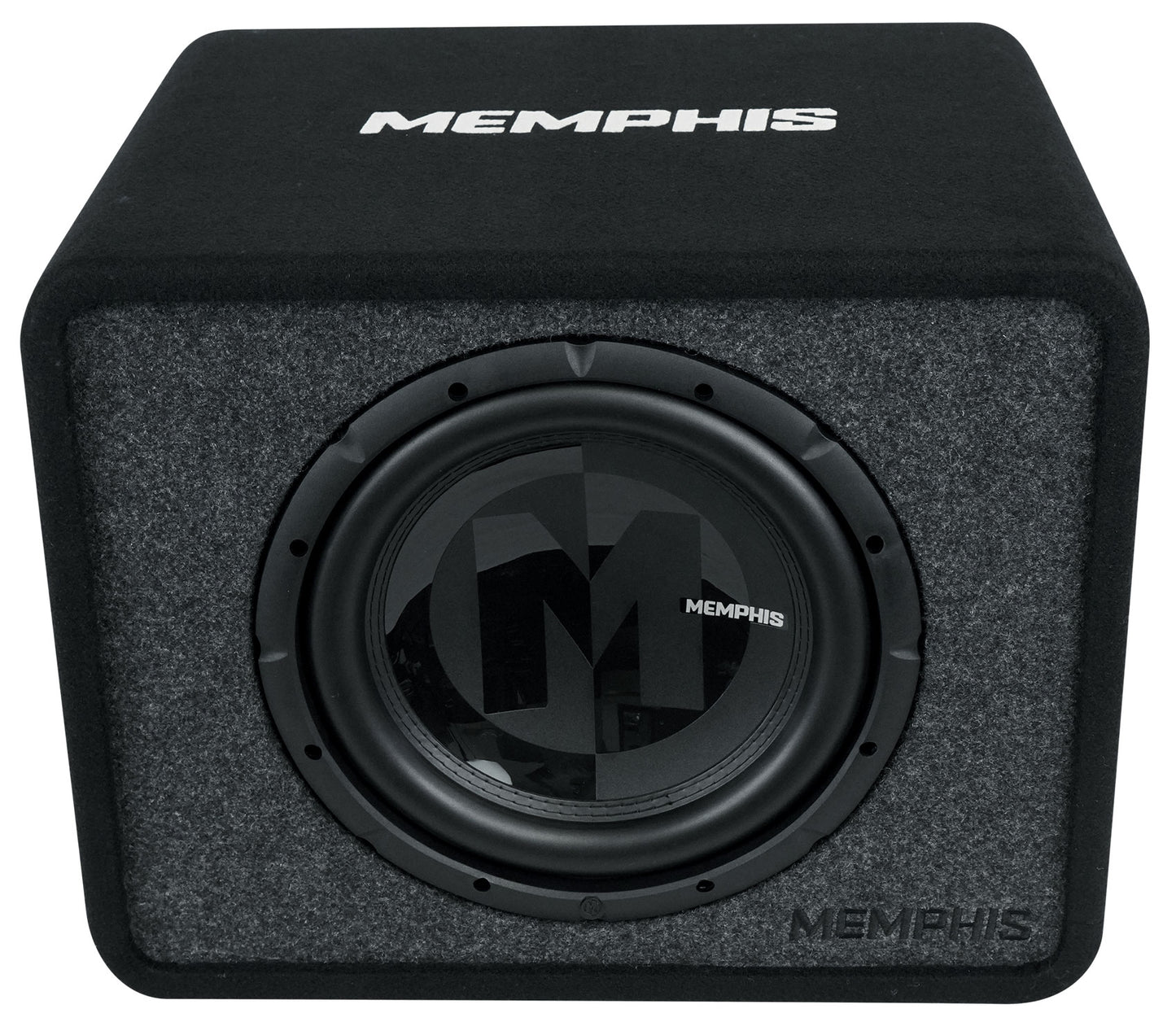 Memphis Audio PRXE12S2 600w 12" Subwoofer+Sub Box Enclosure+Amplifier+Amp Kit