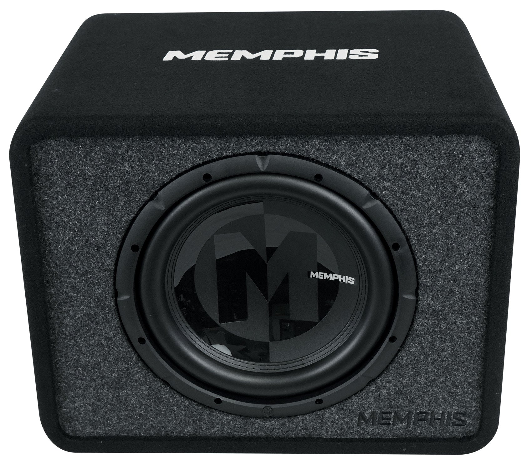 Memphis Audio PRXE12S2 600w 12" Subwoofer+Sub Box Enclosure+Amplifier+Amp Kit