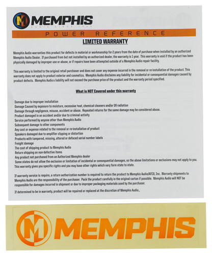 Memphis Audio PRXE12S2 600w 12" Subwoofer+Sub Box Enclosure+Amplifier+Amp Kit