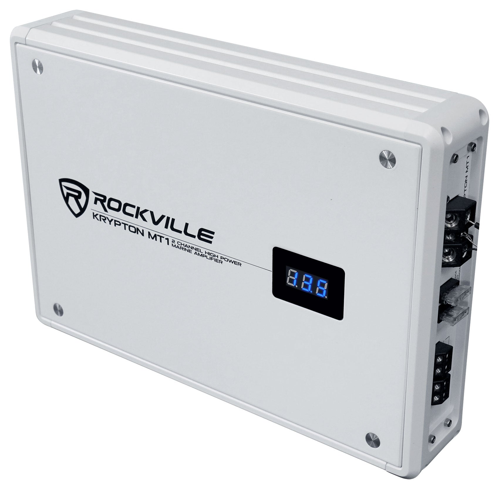 KRYPTON MT1 Marine Amplifier + 4 AWG Kit Bundle