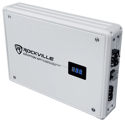 KRYPTON MT1 Marine Amplifier + 4 AWG Kit Bundle
