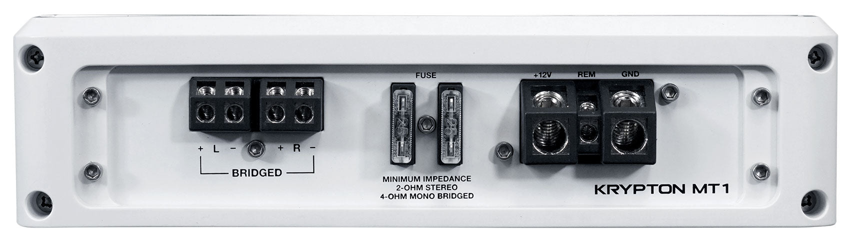 KRYPTON MT1 Marine Amplifier + 4 AWG Kit Bundle