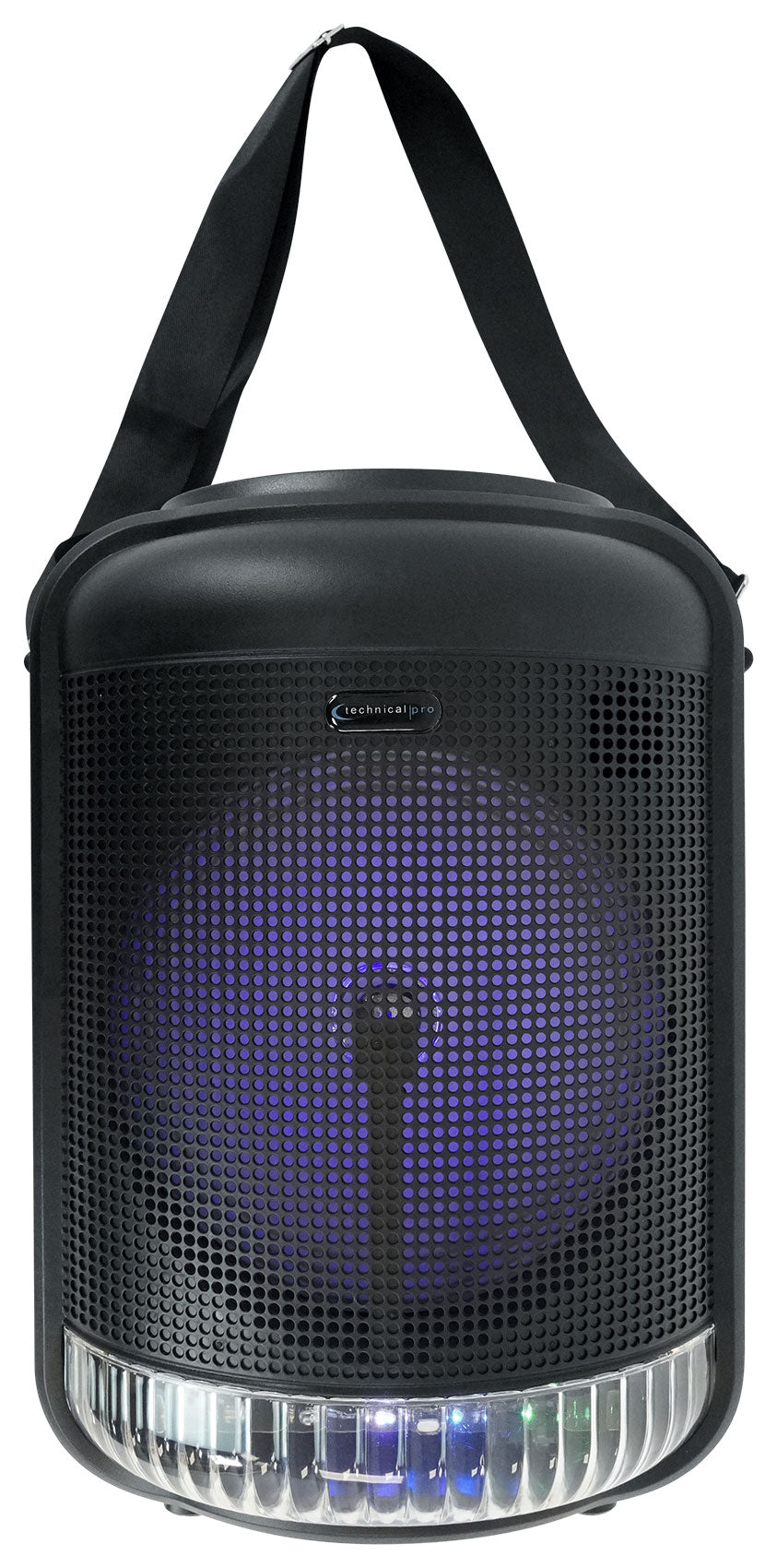 Technical Pro LIT8 Portable Bluetooth Karaoke Machine System w LED+Tablet Stand