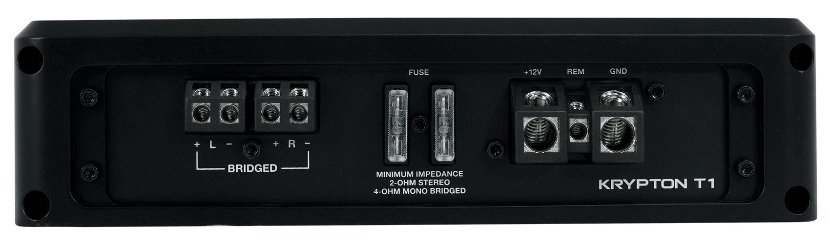 KRYPTON T1 Car Amplifier + 4 AWG Amp Wiring Kit Bundle