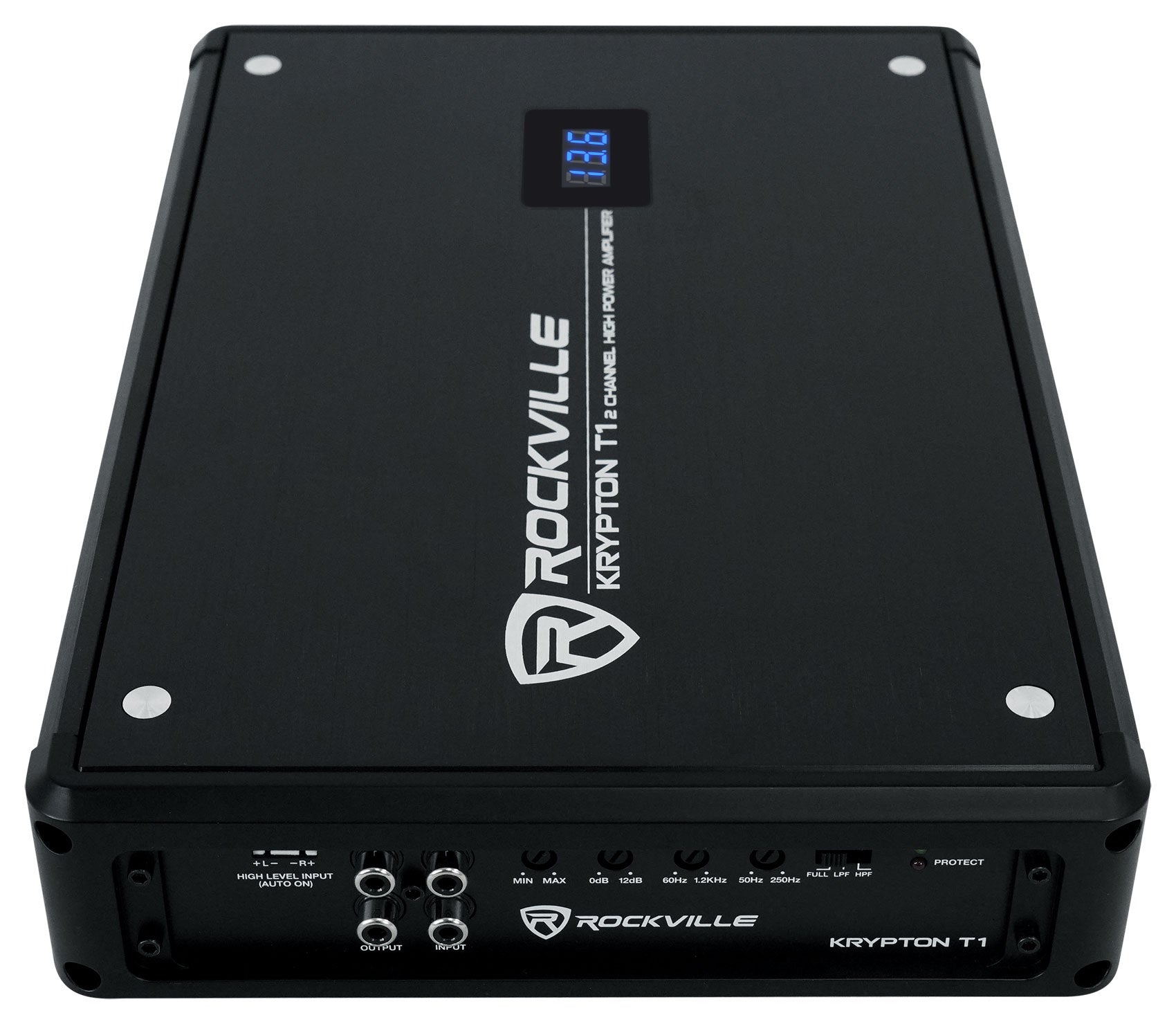 KRYPTON T1 Car Amplifier + 4 AWG Amp Wiring Kit Bundle