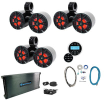 RKL80MB Black 6-Pack + DBM65 6‑Channel Amp Bundle