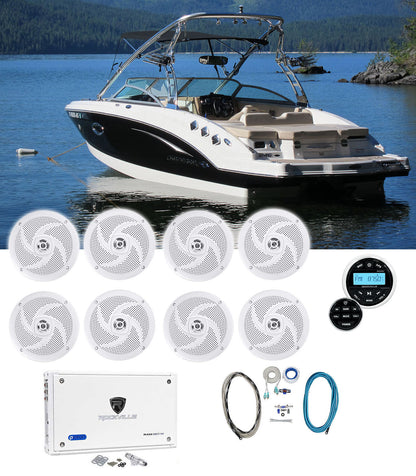 4-Pair RSM65W+RXM8BTW+RGHR2 BOAT