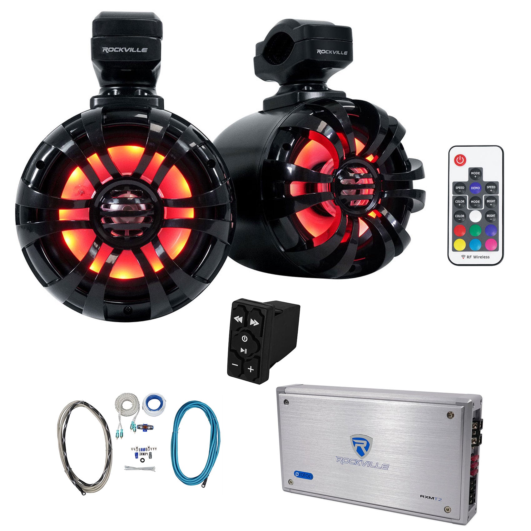WB50KLS Black 2-Pack + RXM-T2 + RockerBT + RMWK4 Bundle