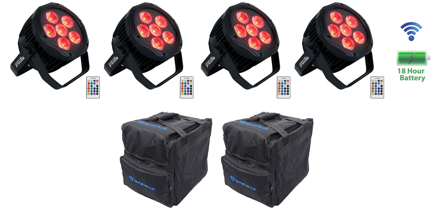 BEST PAR H2O 4-Pack + RLB40 Travel Bags Bundle