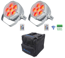 BEST PAR H2O White 2-Pack + RLB40 Travel Bag Bundle