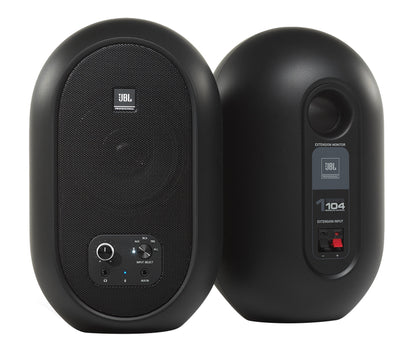 JBL 104SET-BT Pair Bluetooth Powered Active Studio Monitors+Isolation Feet Pads