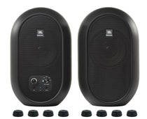 JBL 104SET-BT Pair Bluetooth Powered Active Studio Monitors+Isolation Feet Pads