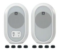 JBL 104SET-BTW Pair Bluetooth Powered Active Studio Monitors+Isolation Feet Pads