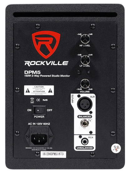 DPM5C Wood 2-Pack + ISOPAD Isolation Feet Bundle