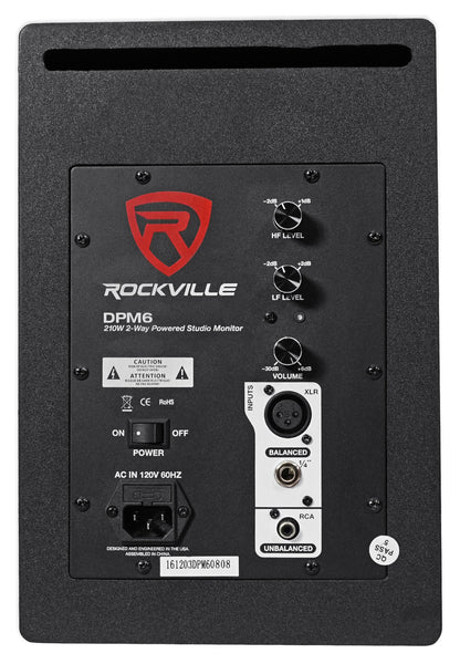 DPM6W White 2-Pack + ISOPAD Isolation Feet Bundle