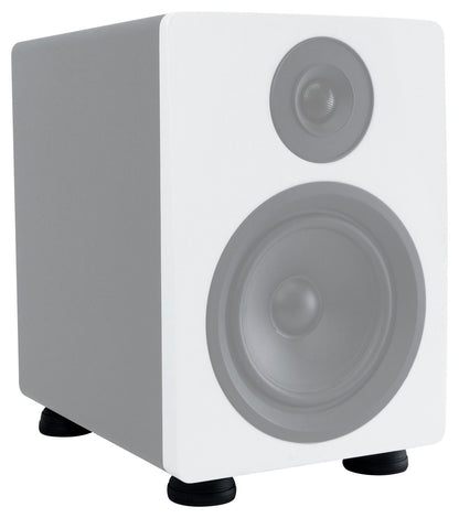 DPM6W White 2-Pack + ISOPAD Isolation Feet Bundle