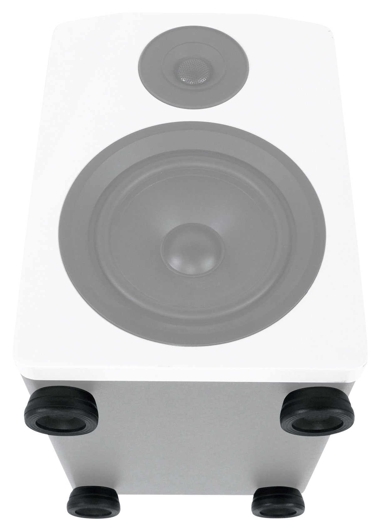 DPM6W White 2-Pack + ISOPAD Isolation Feet Bundle