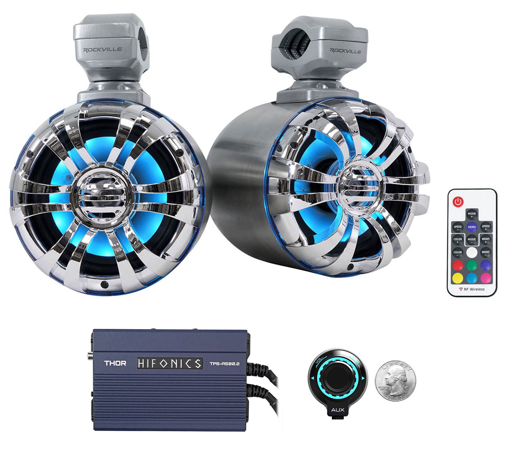 WB50KLS Silver + TPS-A500.2 Bluetooth Controller Bundle