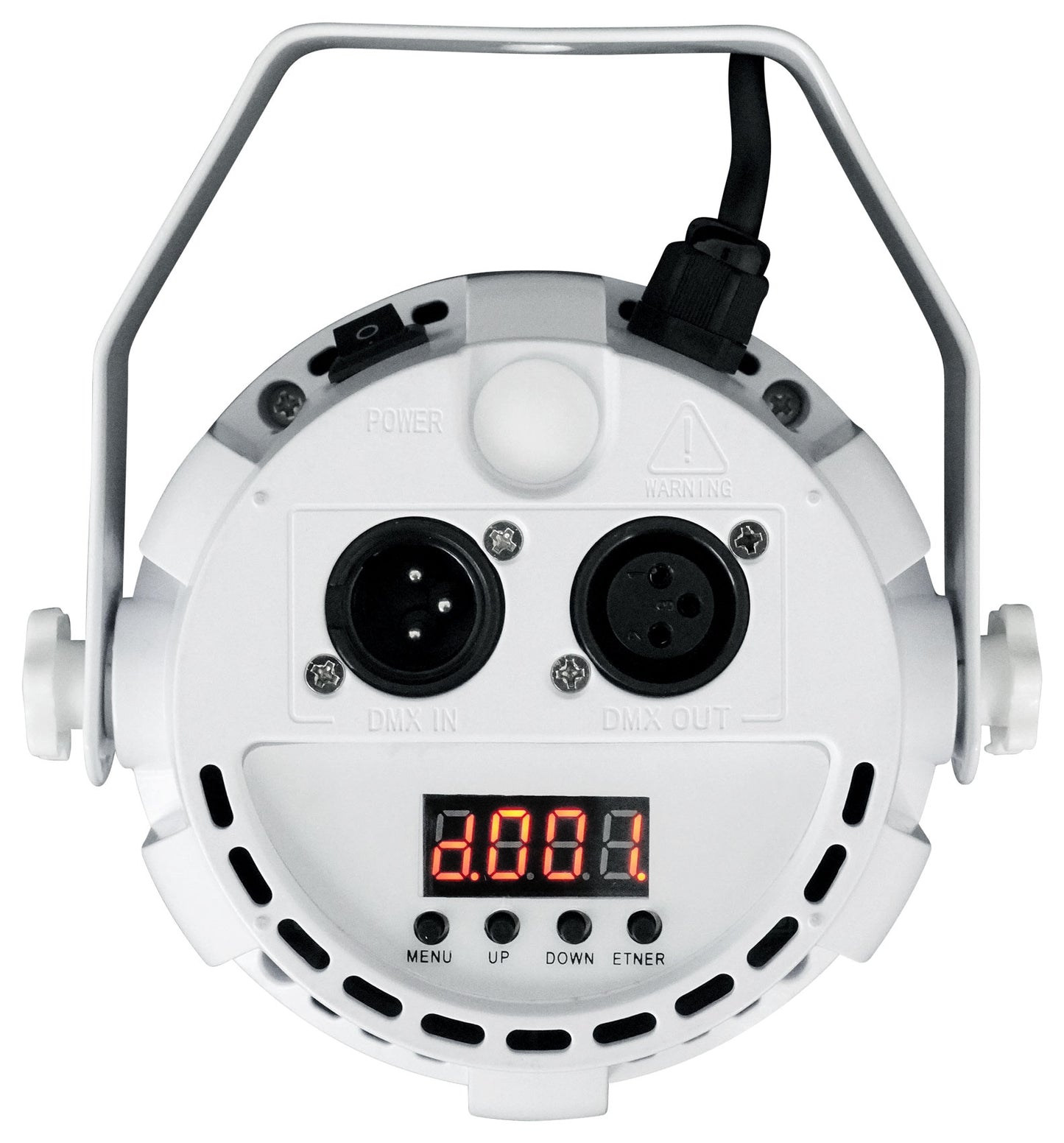 RockPAR TRI White 4-Pack + DMX Cables Bundle