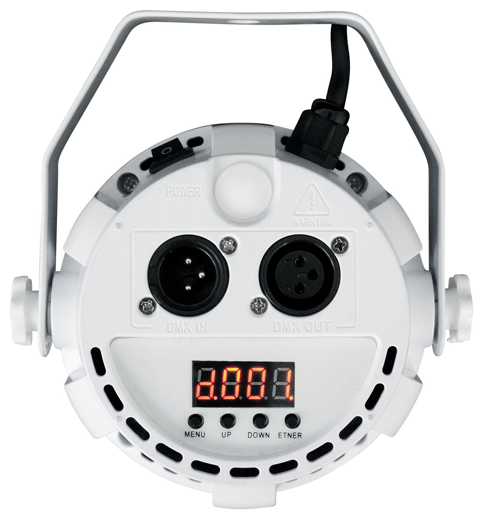 RockPAR TRI White 4-Pack + DMX Cables Bundle