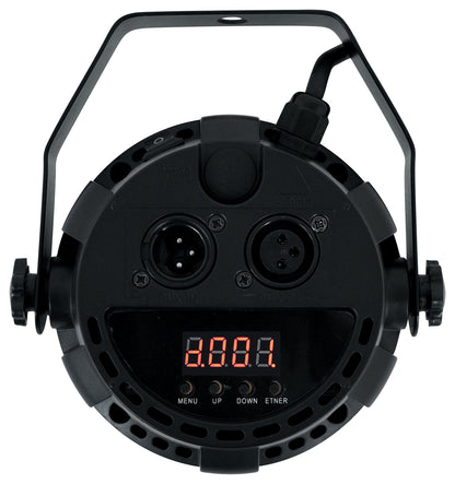 RockPAR TRI Black 6-Pack + DMX Cables Bundle