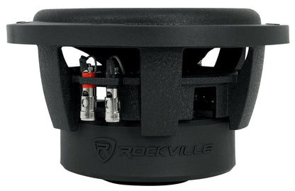 Rockville W8K6D4 + dB11 Mono Amplifier Bundle