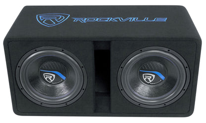 DV12 K5 Dual 12 1-Ohm 2-Pack + Polk PAD1000.1 Amplifier Bundle